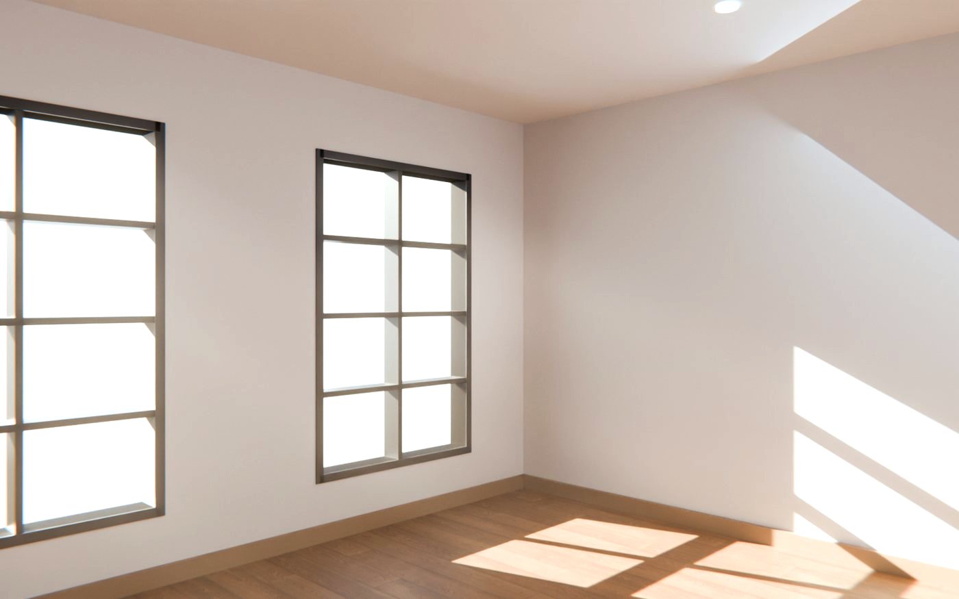 The bare unit before staging